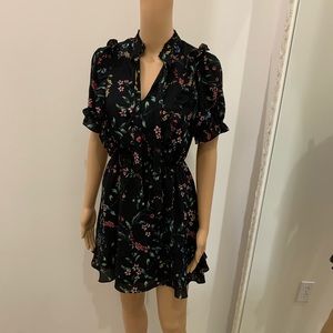 Cupcakes & Cashmere Mini Floral Dress XS